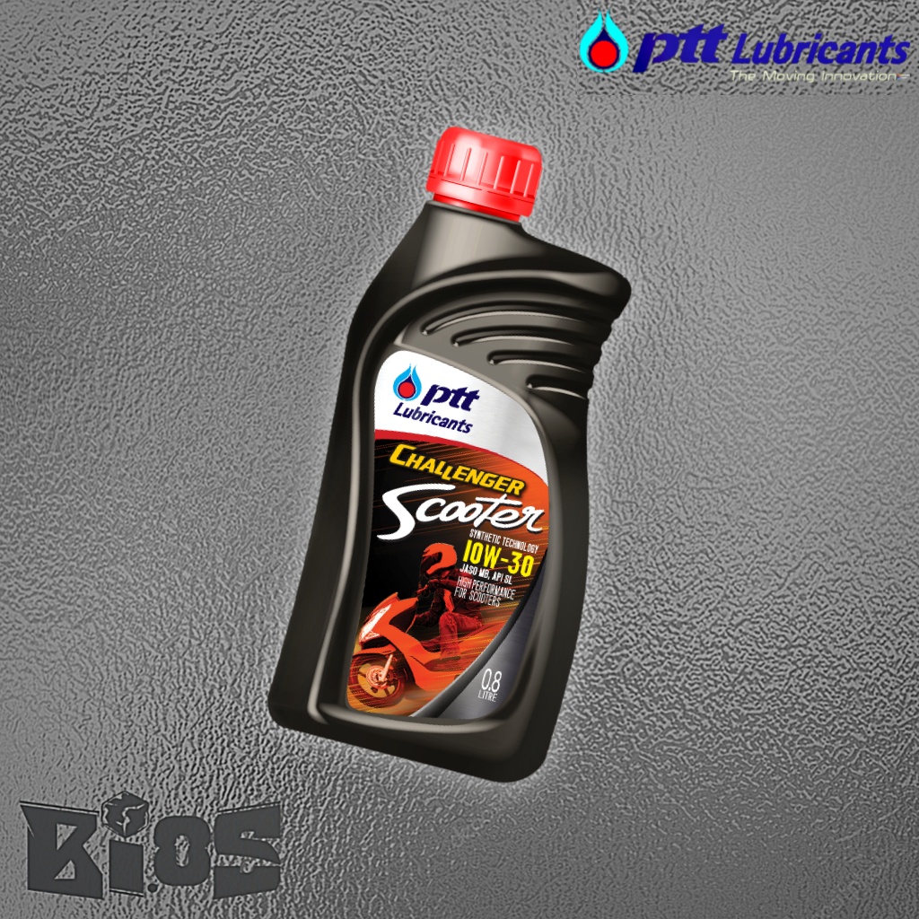 OLI PTT LUBRICANTS CHALLENGER SCOOTER 10W30 0.8L MB 4T SEMI SYNTHETIC