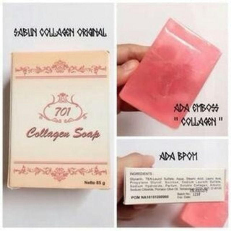 sabun collagen original BPOM 701