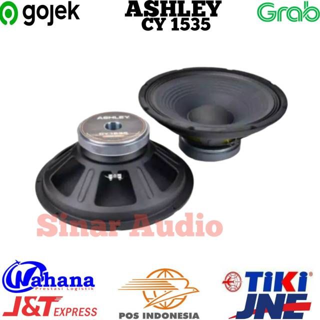 Speaker Component Ashley CY1535 Woofer 15 inch Original CY 1535