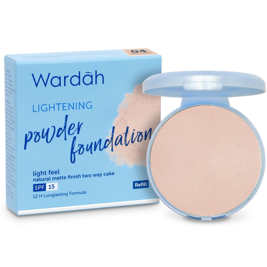 (REFILL) WARDAH LIGHTENING POWDER FOUNDATION LIGHT FEEL