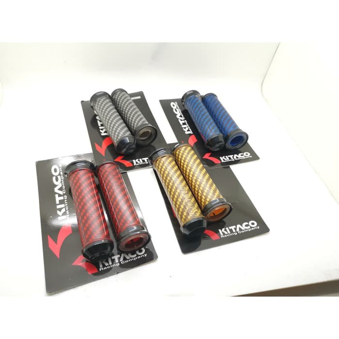 Grip Jalu Carbon 640 model kitaco Karbon Hanfat Handgrip motor universal beat vario scoopy mio nmax motor