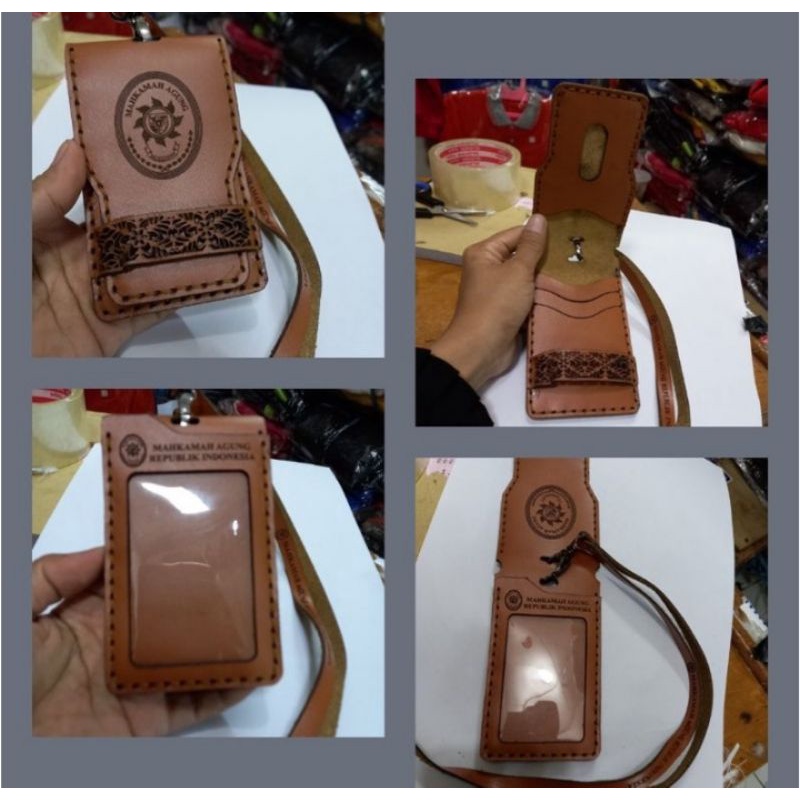 

Name Tag Id card Mahkamah Agung Terbaru Asli Kulit