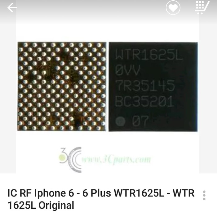 IC PA/RF CINA QUALCOMM WTR1625L ORI = XIAOMI MI NOTE