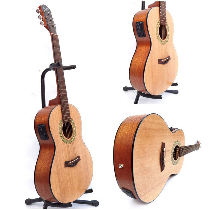 Gitar Akustik Elektrik Tuner 3/4 Mini Cowboy GW-36NA GW 36 NA Original