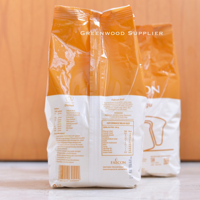 

cs777vv Falcon Tepung Terigu Khusus Roti - 1Kg Da01D100