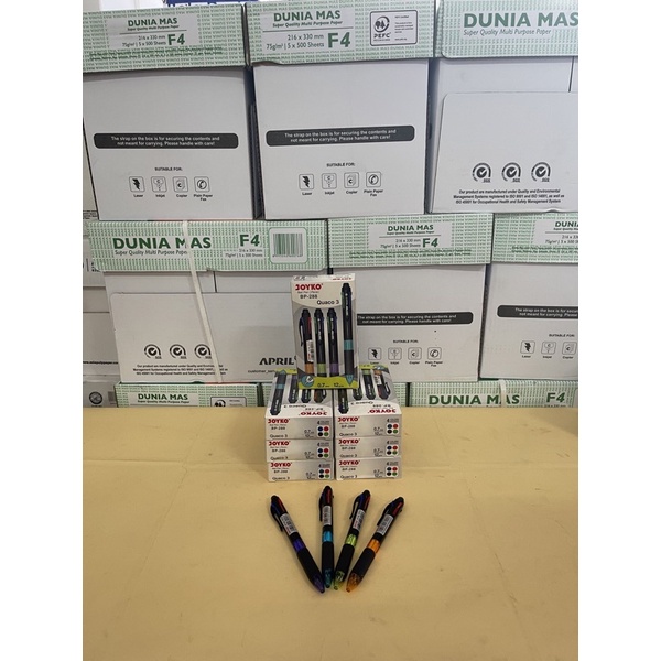

Ballpoint Joyko BP-288 Quaco 3 4 Warna 0.7mm // Timur Jaya Stationery ballpoint joyko bo-288 quaco 3 4 warna 0.7mm