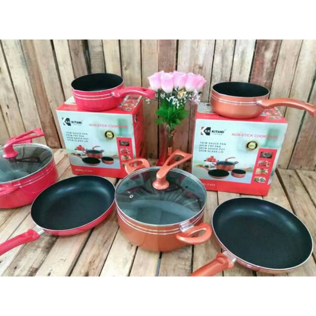 PANCI SET TEFLON TUTUP KACA