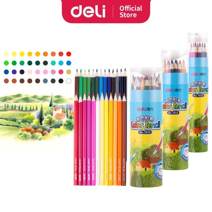 

Deli Pensil Warna Youku Warna Cerah Bentuk Heksagonal 36 Warna 7015