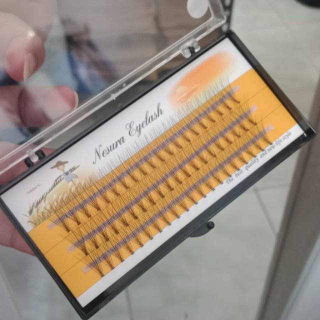 Ready bulu mata nesura reusian eyelash extension ekstensi tanam halus lebat