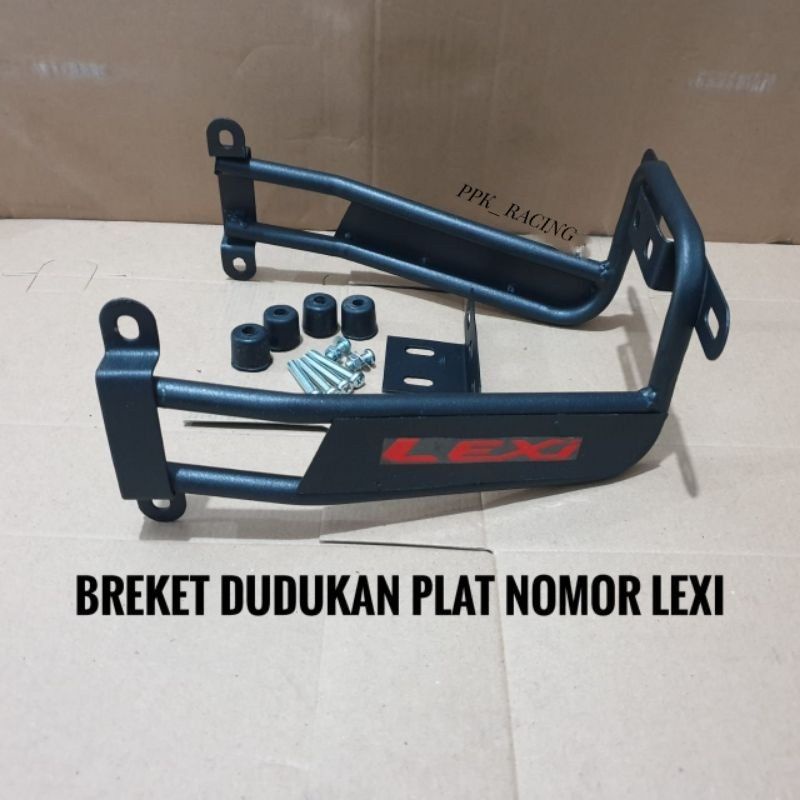 Breket Dudukan Plat Nomor Yamaha Lexi
