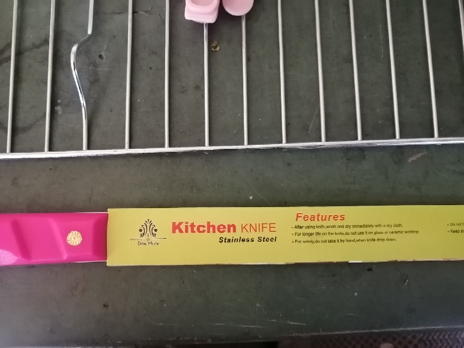 Funbaking - Pisau Kue Stainless 2 In1 Piso Kue Gerigi Serbaguna Warna 2 Sisi Anti Karat Murah