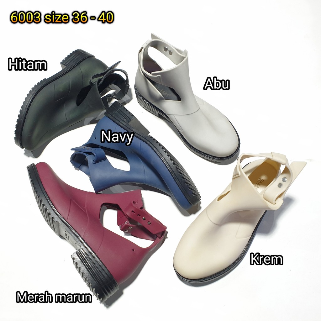 BARA BARA ORIGINAL Jelly shoes bara bara sepatu wanita karet boot import 6003