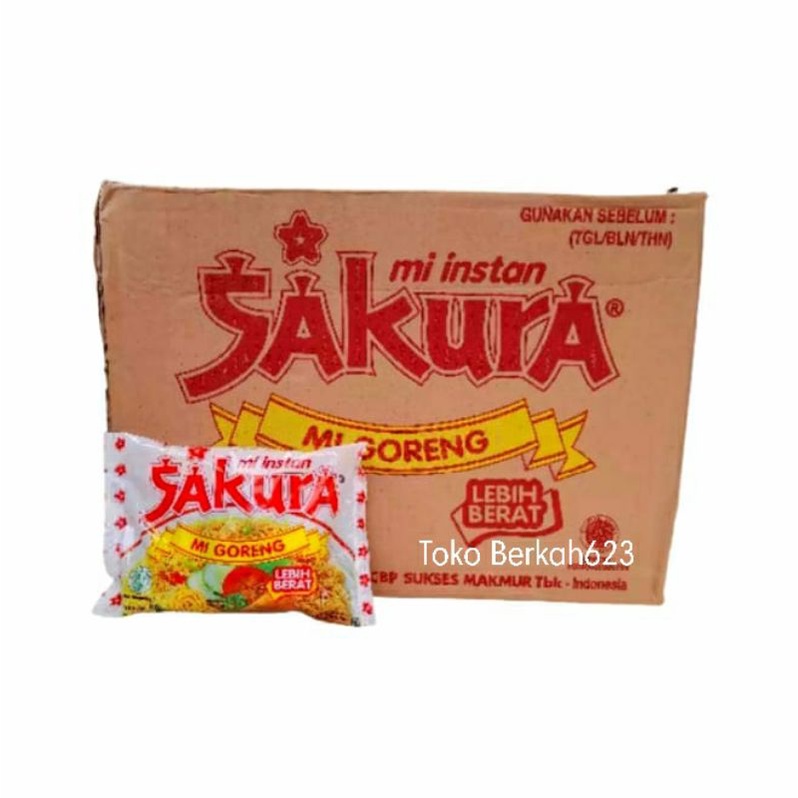 1 DUS MI SAKURA GORENG Isi 40pcs - Mie Instan