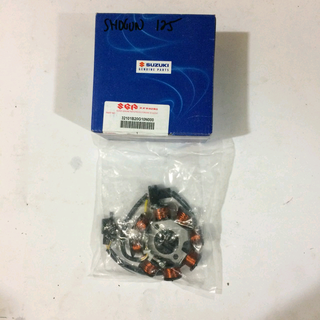 STATOR - SPUL COMPLET SHOGUN125 ORIGINAL BISA COD