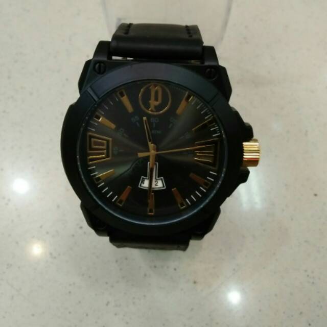 JAM TANGAN PRIA POLICE KW SUPER TGL/HARI ON