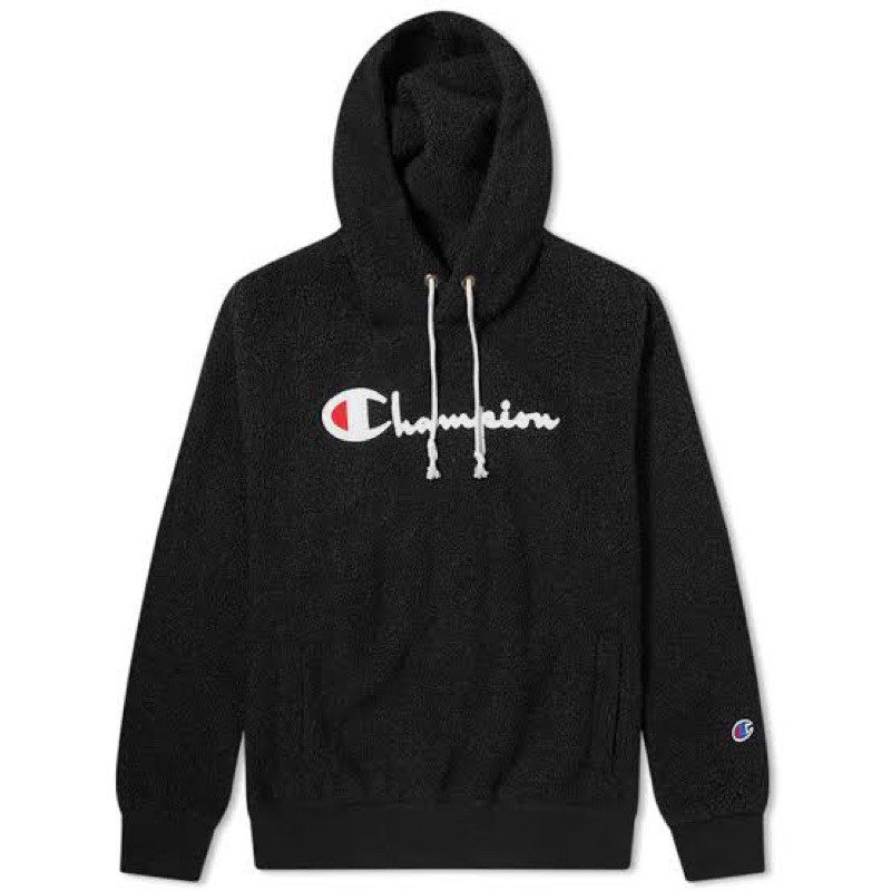 champion red blue and white sweatshirt