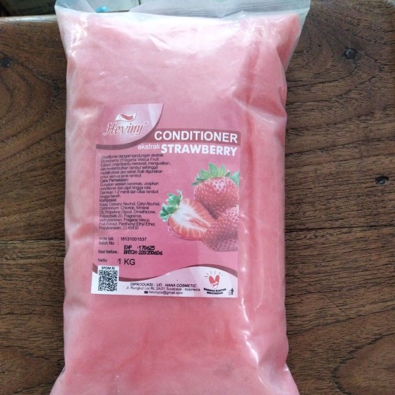 Heviny Conditioner Strawberry Refill 1kg