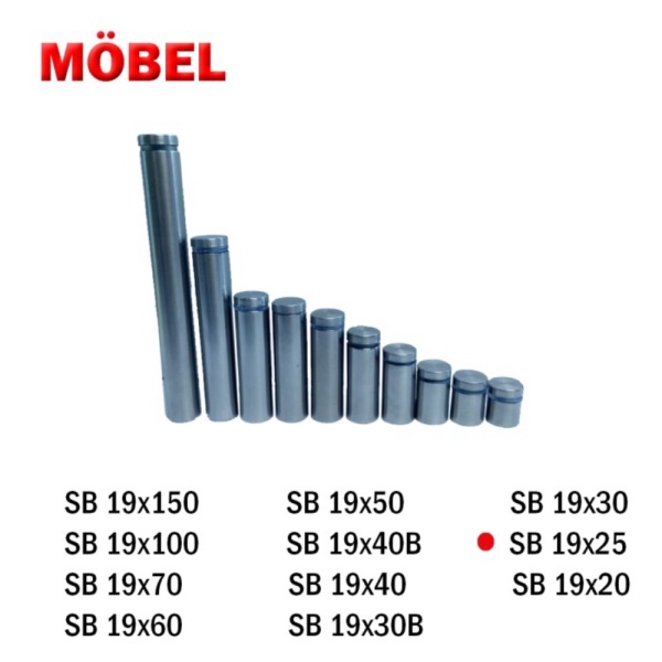 

Sign Board Pen Iklan Baut Akrilik Kaca Display d=19mm t=20-150mm - 19x25 kelilingdunia shopee