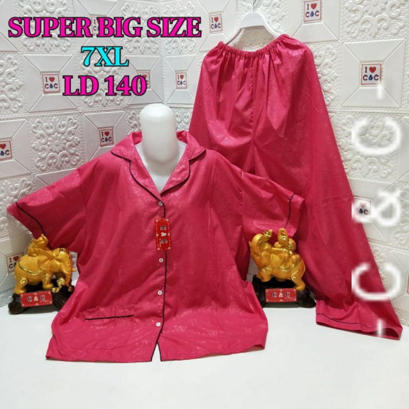 CNC - Baju Tidur/Piyama CP 7XL Hembos/Super Big Jumbo Ld140-Fanta