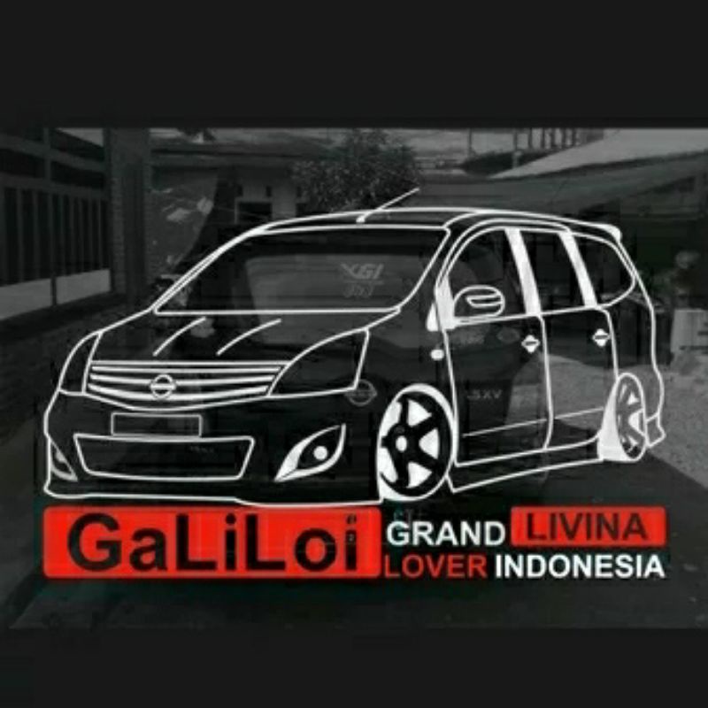 Stiker Cutting Mobil Stiker Keren Grand Livina Stiker Kaca Body Mobil Grand Livina