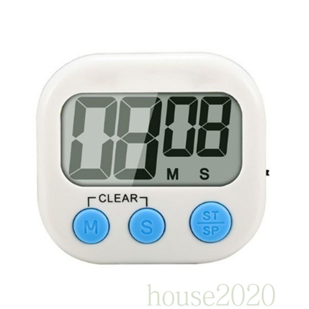 [house2020]Home Kitchen Cooking Digital Count Down Up Timer Sports Study Game Magnetic Loud Alarm Timmer