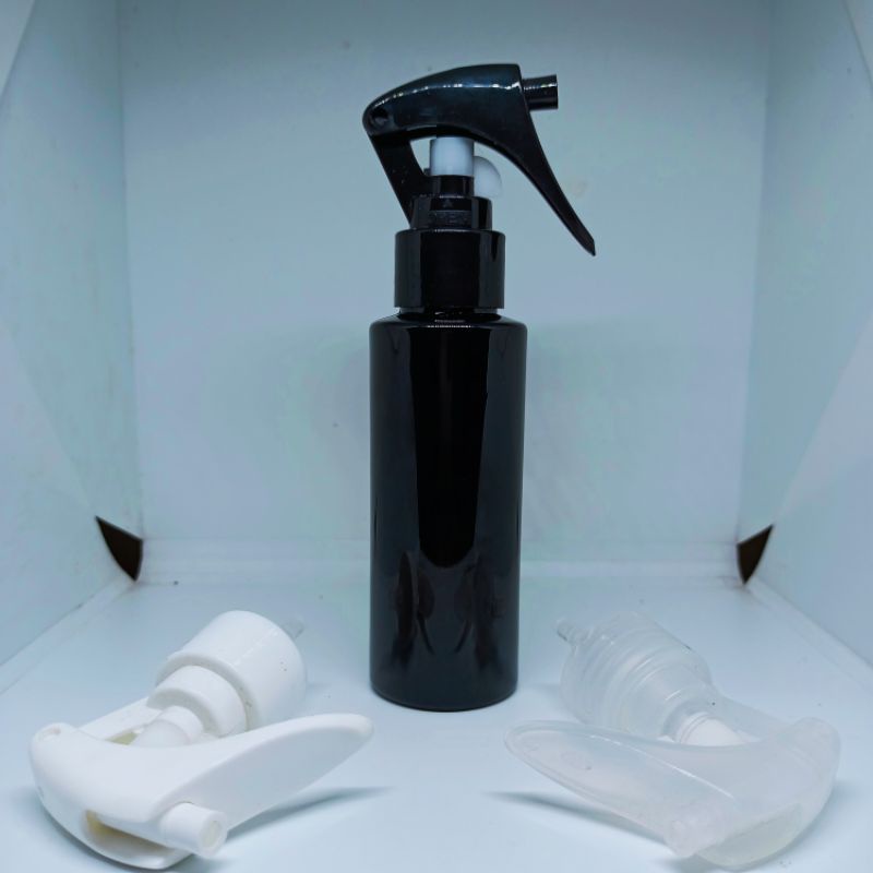 Botol Spray 100 ML Hitam model Rf / Botol Rf 100ml Hitam Spray Triger
