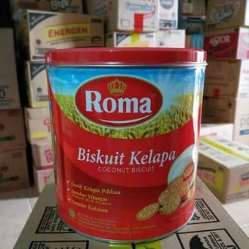 Biskuit Roma Kelapa Kaleng 450gr