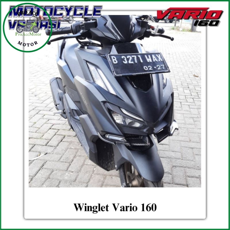 Winglet Vario 160 Carbon ABS Premuim Wingled Vario 160 Click 160