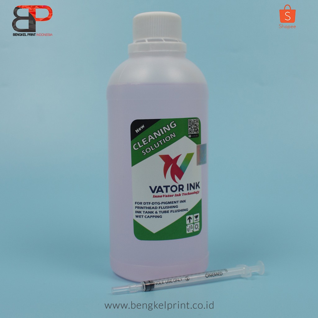 Cleaner Vator DTF 500ml + Suntikan