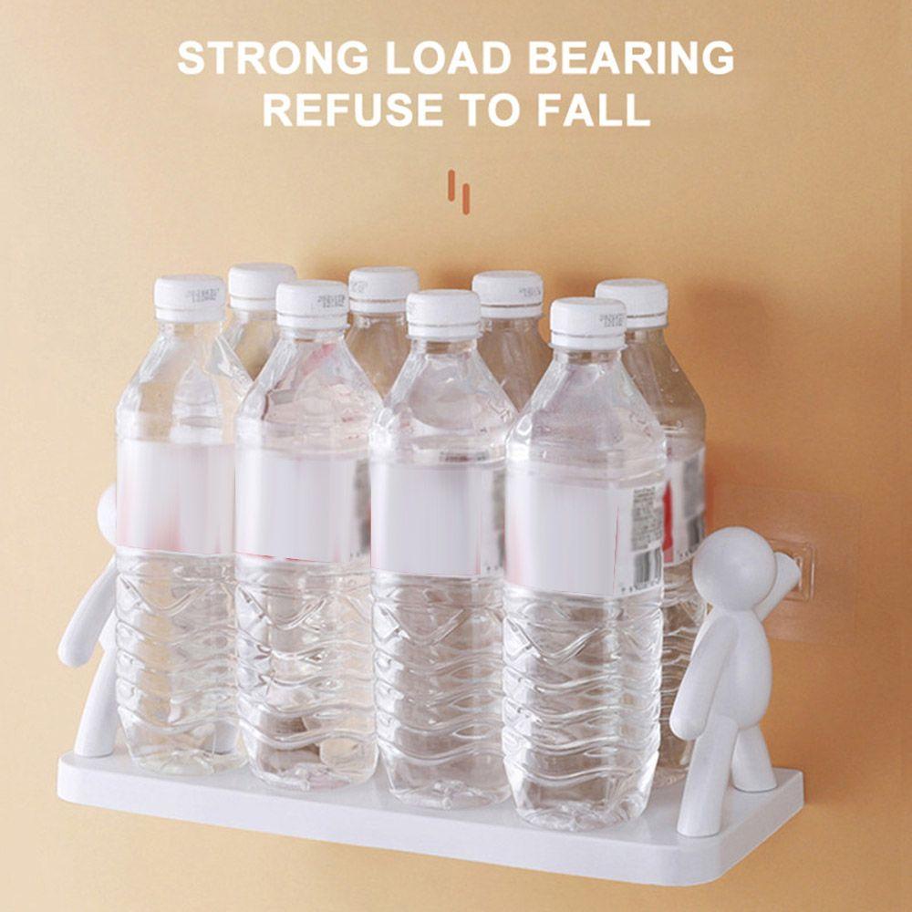 Populer Rak Penyimpanan Rumah Alat Penyimpanan Bantalan Beban Kuat Bebas Pukulan Bumbu Dapur Toples Organizer