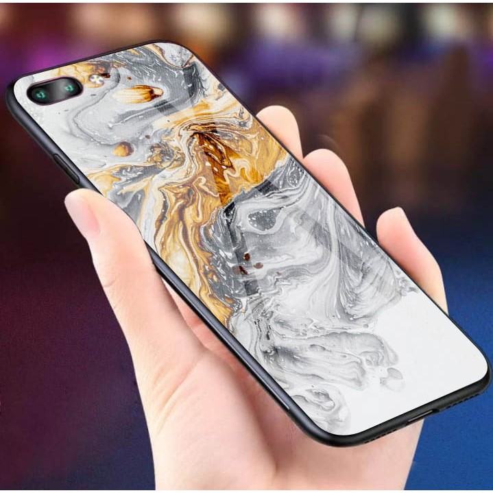 [K33] Soft Case Glass Marble For Oppo/Vivo/Xiaomi/Samsung/Iphone/Realme