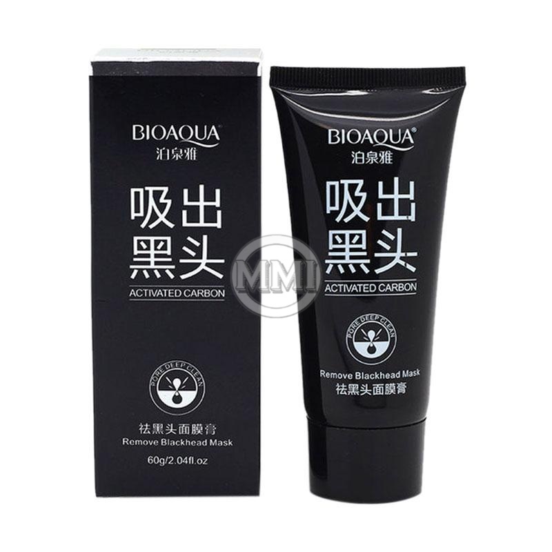 BIOAQUA BLACKHEAD MASK 60GR ORIGINAL / BIOAQUA BLACKHEAD MASK ACTIVATED CARBON / MASKER ARANG KOMEDO