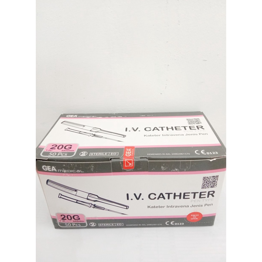 GEA I.V Catheter Penlike - Jarum Infus - Kateter Penlike - 20G