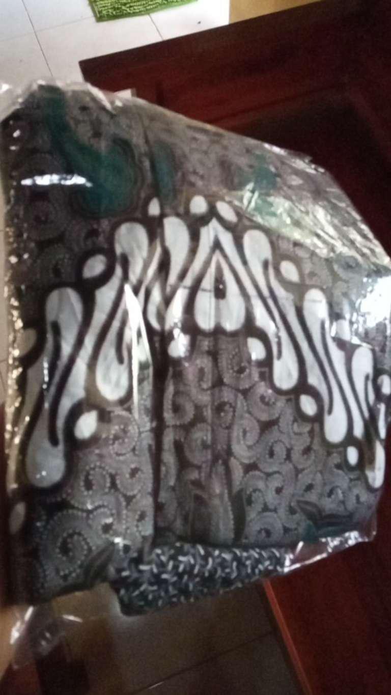 Batik Couple Keluarga Sania Ruffle Ori Ndoro Jowi Dnt Motif Dimensi