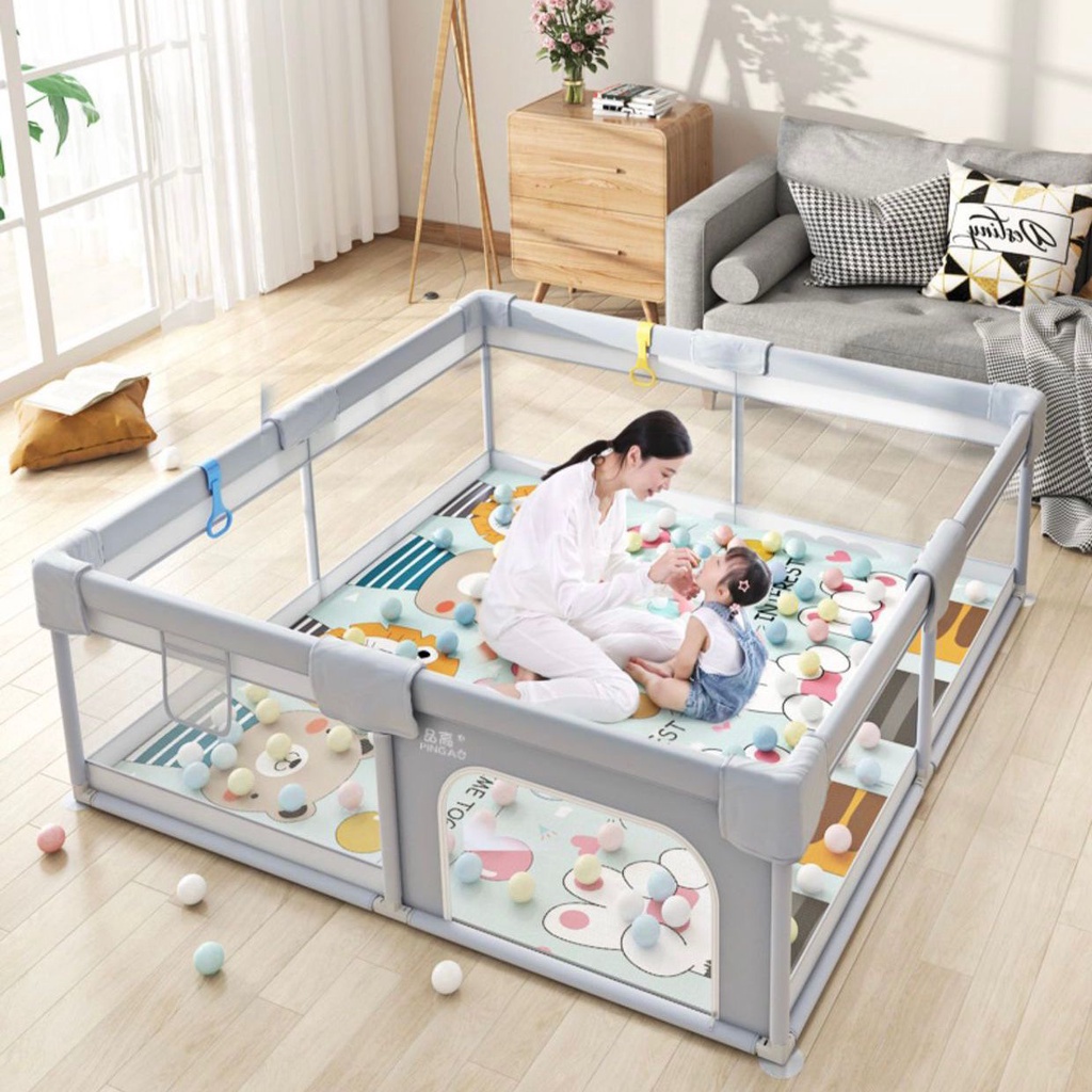 Baby Playpen Playmat Tempat Bermain Anak Pagar Main Anak Baby playpen