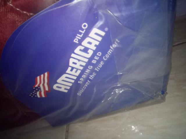 [american Pillo] Kasur Springbed American Tipe Superior Bonus Bantal/guling