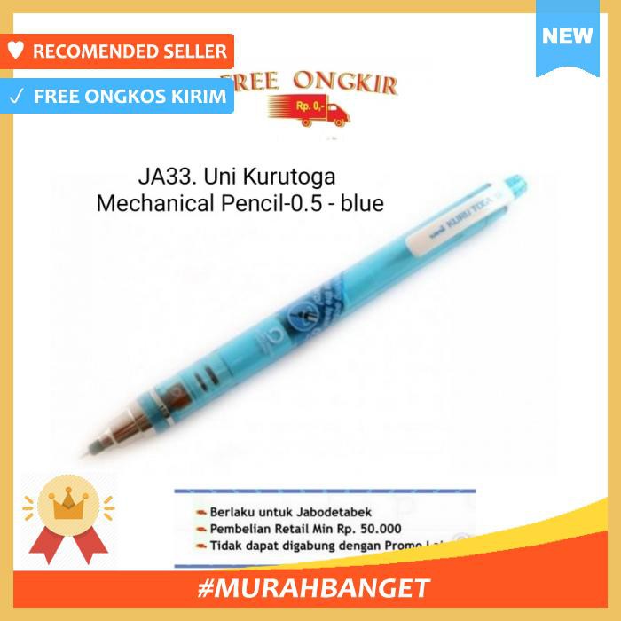 

Pensil - Ja33.Mechanic Pencil Uni Kurutoga M5 450T 0.5Mm Blue - Alat Tulis