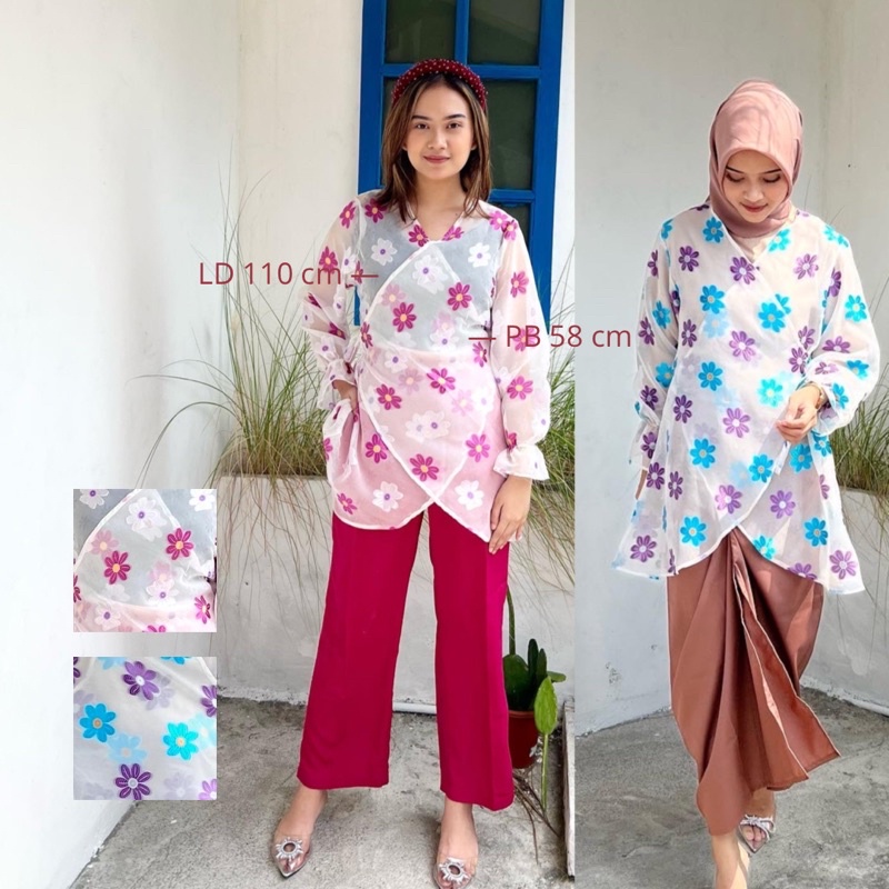 MADINAH OGANZA MOTIF KIMONO / ORGANZA OUTER PREMIUM / OUTER ORGANZA