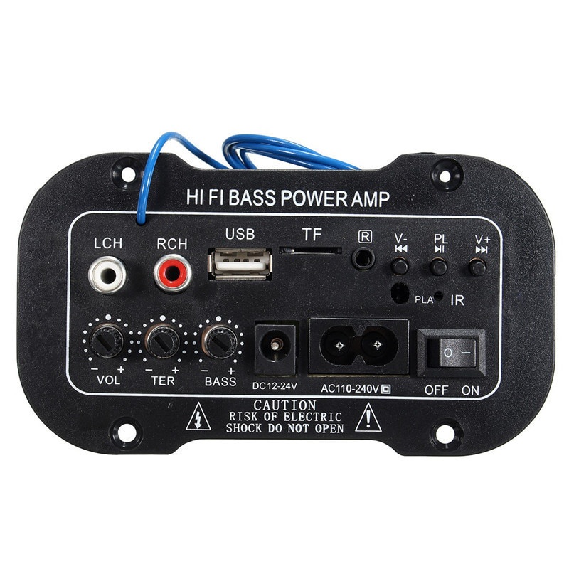 5 inch  Amplifier Board Audio  220V three-purpose  car digital amplifier mono Bluetooth-AW-322