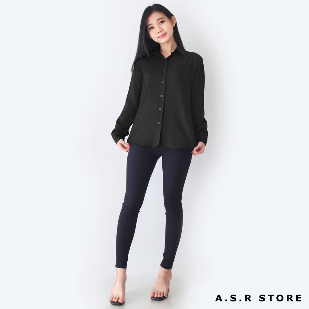 AUREL KEMEJA WANITA// ATASAN CASUAL TRENDY// SIZE S M L XL XXL// BLOUSE KOREAN STYLE COCOK UNTUK KERJA DAN ACARA TERTENTU// BAHAN KAIN SHAKILA PREMIUM QUALITY// UKURAN REGULER JUMBO OVERSIZE READY// OTHERS TREN MODEL TERBARU KEKINIAN VIRAL BERKUALITAS