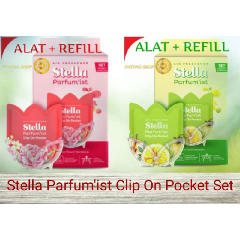 Stella Parfum'ist Clip On Pocket Set Alat + Refill