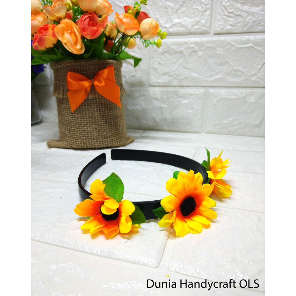 Bando Kerajinan Tangan Bahan Handycraft Bando Polos