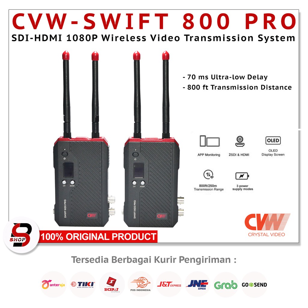 CVW Wireless Video Transmitter Swift 800 Pro