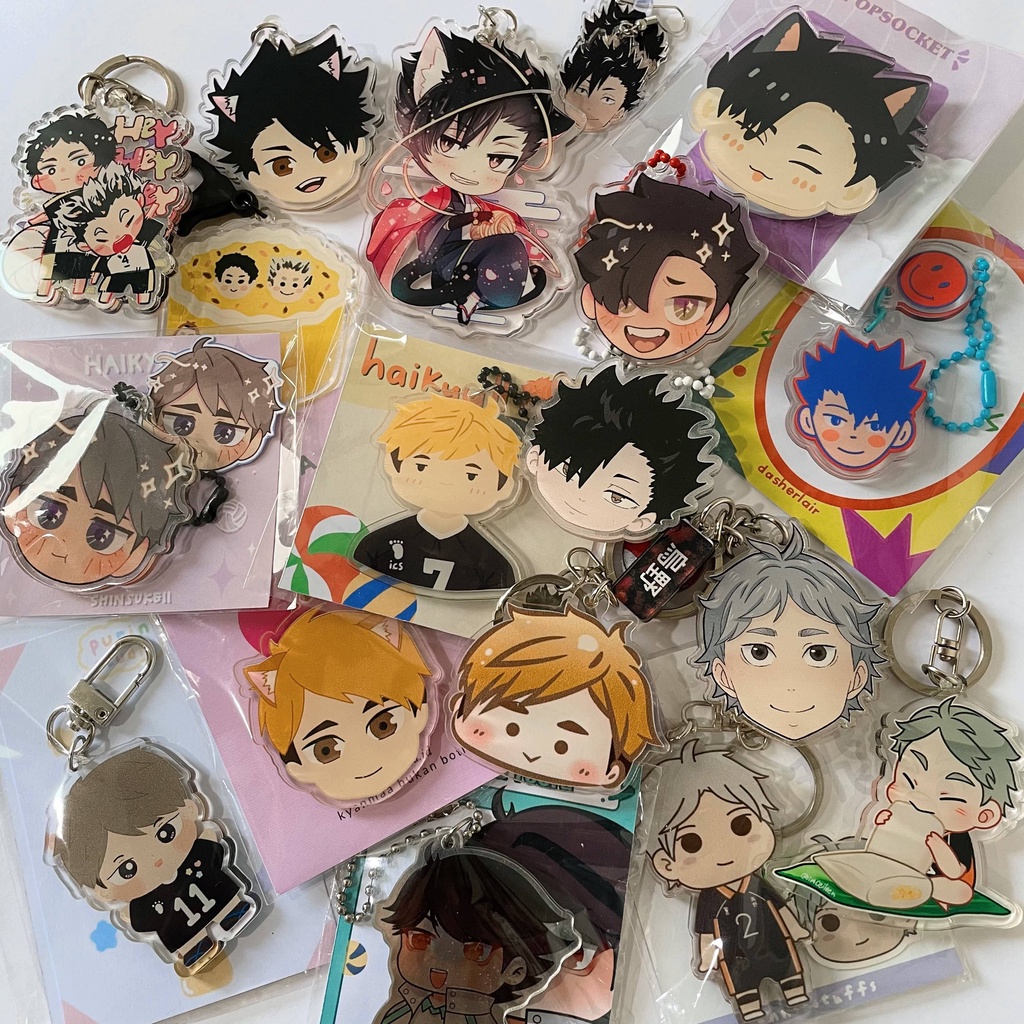 [preloved] Keychains - Haikyuu & Jujutsu Kaisen