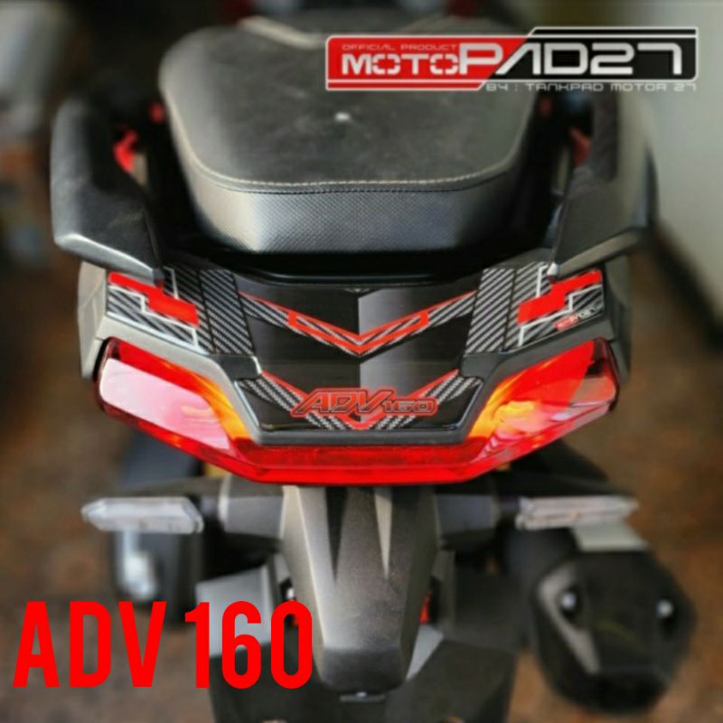 Stiker Tailpad ADV 160 Stiker Ductail ADV 160 bahan Resin Original