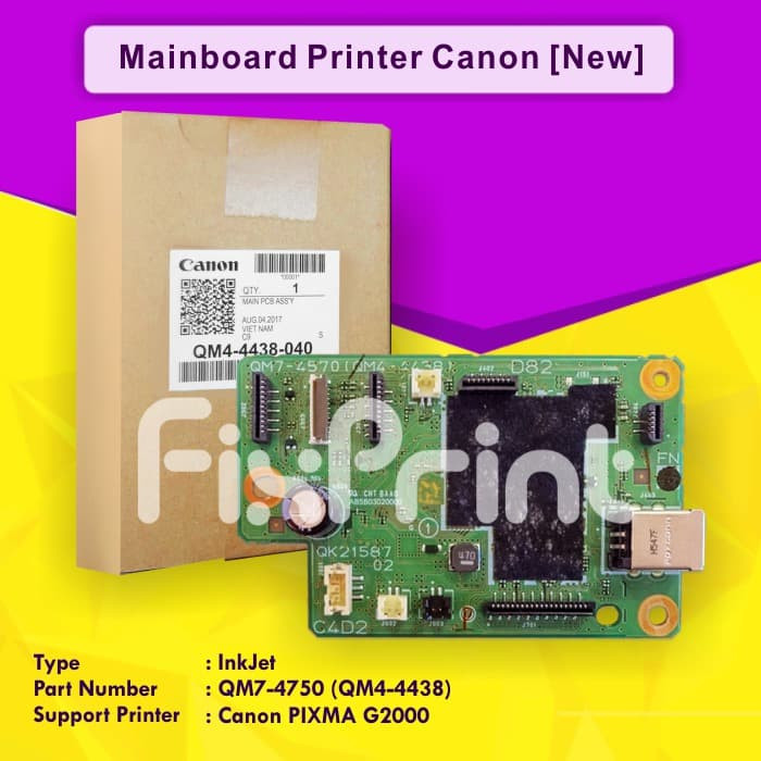 Board Canon G2000- Mainboard G2000- Motherboard Canon G2000 Original FPTS2628