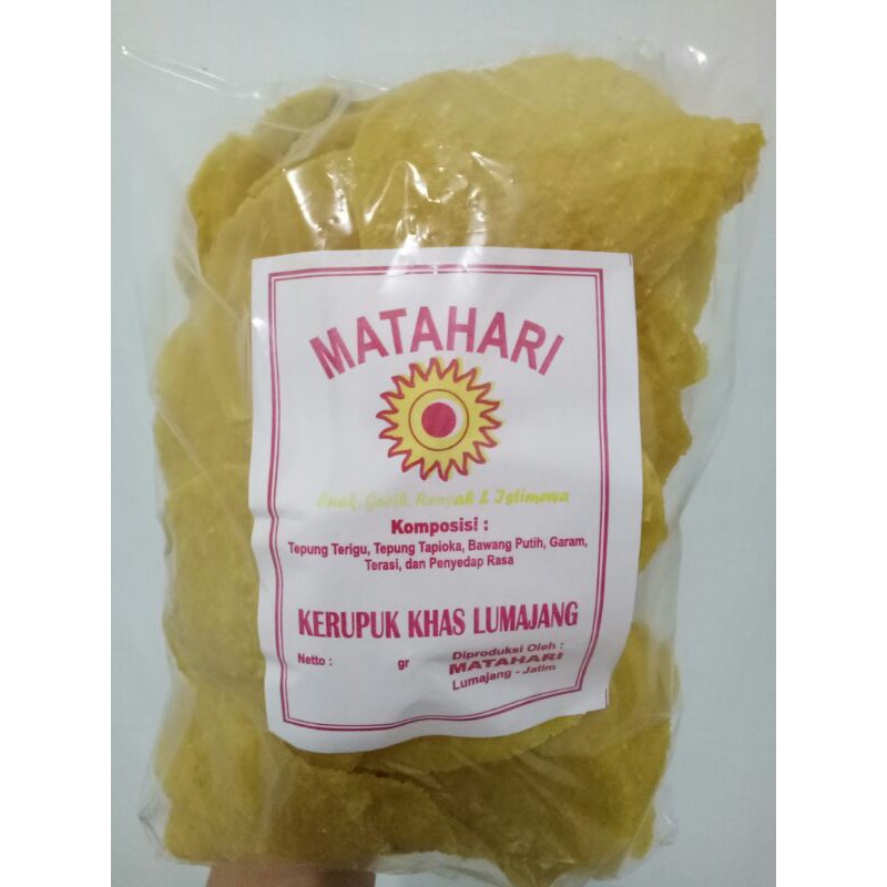 

Kerupuk Matahari