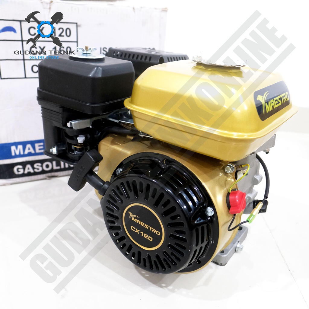 Engine MAESTRO GX120 / Mesin Penggerak Serba Guna 4Hp / Engine Gasoline Bensin MAESTRO CX 120