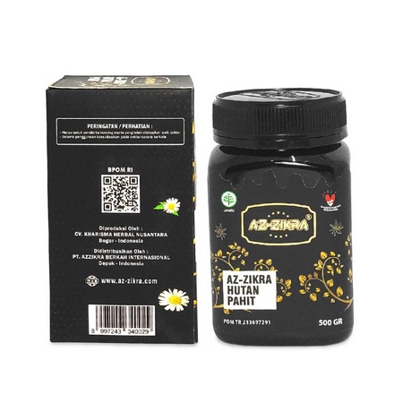 Madu Azzikra Hutan Hitam Pahit 500 gram