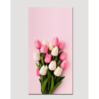 HIASAN DINDING BUNGA WALL DECOR BUKET (10x20cm) PAJANGAN KAYU BUNGA POSTER KAYU HIASAN DINDING KAMAR | FADHILAH SHOP BJB